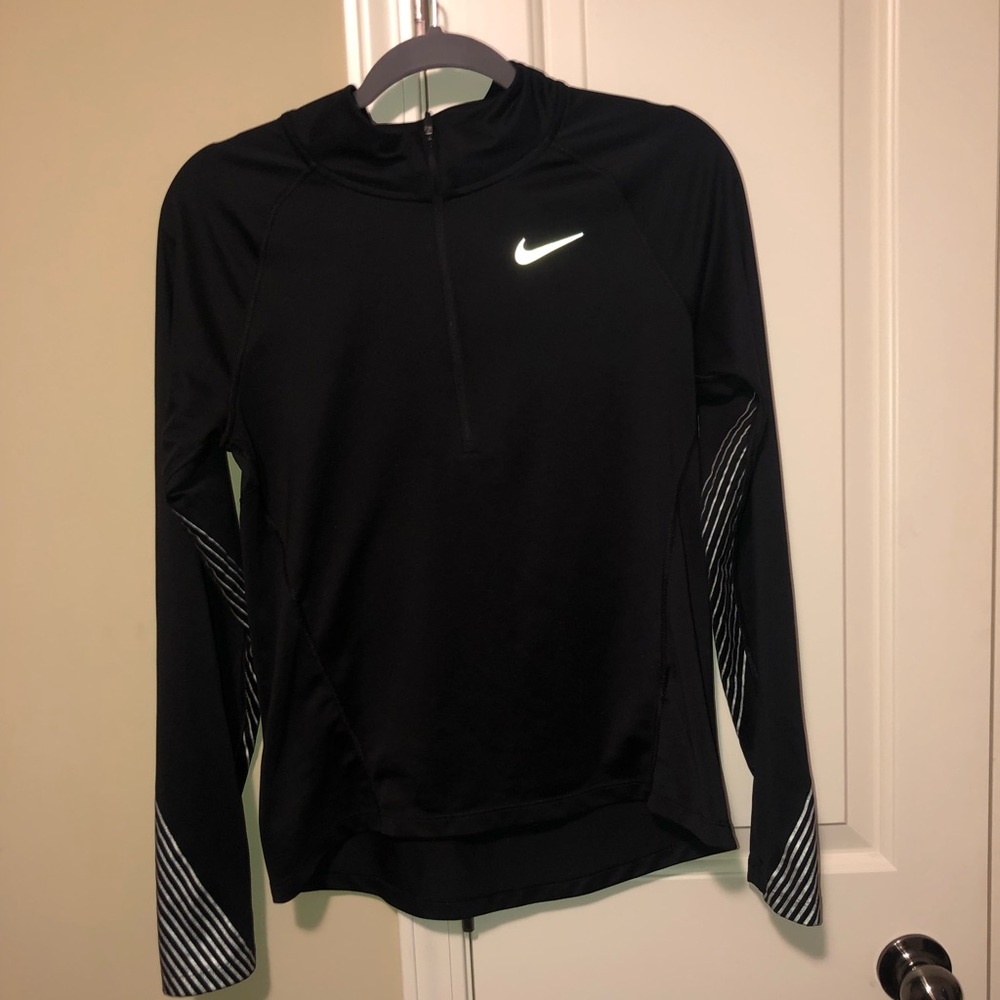 Nike dri fit running half zip